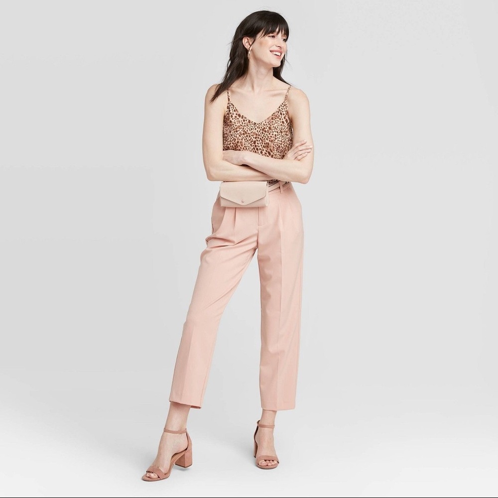 A New Day High-Rise Pleated Trouser Ankle Pants Size XL